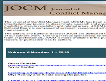 Tablet Screenshot of jocm.net